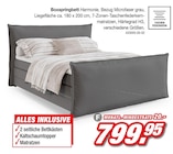 Möbel AS Stockach - Boxspringbett Harmonie Angebot im Prospekt Boxspringbett Harmonie bei Möbel AS im Stockach Prospekt für 799,95 €