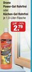 Power-Gel Rohrfrei oder Küchen-Gel Rohrfrei von Drano im aktuellen V-Markt Prospekt für 2,79 €
