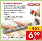 Verstellbare Teigrolle im Angebot bei Netto Marken-Discount in Gießen Verstellbare Teigrolle Angebote bei Netto Marken-Discount Gießen für 6,99 €
