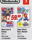 Mario Kart 8 Deluxe oder Super Mario Bros. Wonder Angebote von Nintendo Switch bei expert Mainz für 59,99 €