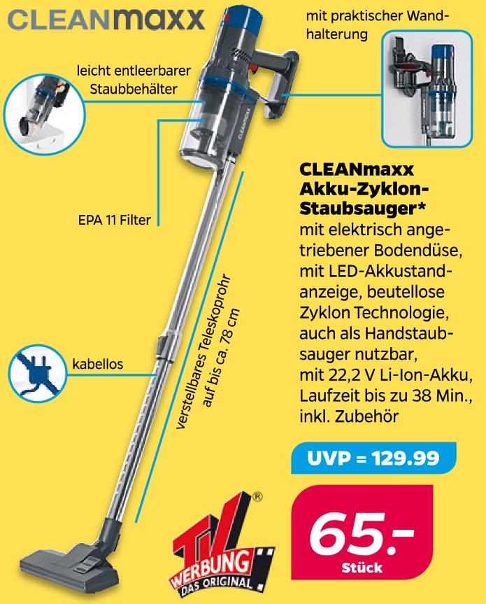 Akku-Zyklon-Staubsauger