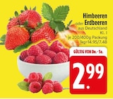 Himbeeren im EDEKA Prospekt Himbeeren im aktuellen EDEKA Prospekt für 2,99 €