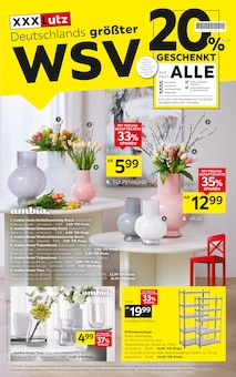 Blumen im XXXLutz Möbelhäuser Prospekt "Deutschlands größter WSV" mit 10 Seiten (Nürnberg)