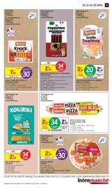 Pizza Angebote im Prospekt "50% REMBOURSÉS EN BONS D'ACHAT SUR TOUT LE RAYON SURGELÉS SUCRÉS" von Intermarché auf Seite 35