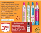 CO2-Tauschzylinder Rosa, Quick Connect oder Grün Angebote von Sodastream bei GLOBUS Rodgau für 3,49 €