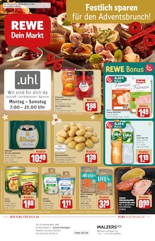 Aktueller REWE Prospekt "Dein Markt" Seite 1 von 34 Seiten für Hattingen