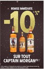 Promo -10% de remise immédiate sur tout Captain Morgan à  dans le catalogue Intermarché à Montélier