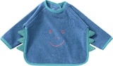 Lätzchen mit Ärmel & Dino-Motiv, blau von ALANA für 7,90 € bei dm-drogerie markt im Angebot Lätzchen mit Ärmel & Dino-Motiv, blau von ALANA im aktuellen dm-drogerie markt Prospekt