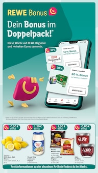 Zitronen im REWE Prospekt "Dein Markt" mit 20 Seiten (Leipzig)