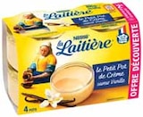 Petit pot de crème à la vanille en offre découverte la laitière à Intermarché dans Came Petit pot de crème à la vanille en offre découverte la laitière à Intermarché dans Came