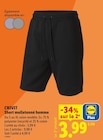 Short molletonné homme - CRIVIT - Lidl à Champigny-sur-Marne Short molletonné homme - CRIVIT en promo chez Lidl Champigny-sur-Marne à 3,99 €