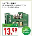Landbier bei Marktkauf im Bielefeld Prospekt für 13,99 €