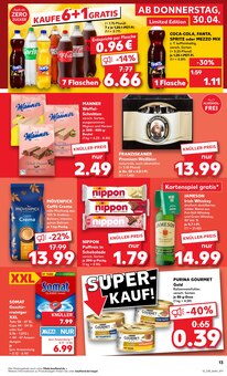 Coca Cola im Kaufland Prospekt "Aktuelle Angebote" mit 62 Seiten (Konstanz)