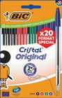 20 stylos-bille cristal original - BIC dans le catalogue Intermarché Super