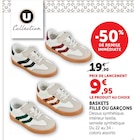 Super U Belberaud - Promo Baskets fille ou garçons Promo Baskets fille ou garçons à 9,95 € dans le catalogue Super U à Belberaud