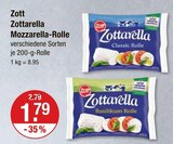 Zottarella Classic Rolle Angebote von Zott bei V-Markt München für 1,79 €