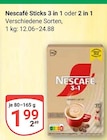 Aktuelle Nescafe Angebote bei GLOBUS in Erlangen Aktuelles Sticks 3 in 1 Angebot bei GLOBUS in Erlangen ab 1,99 €