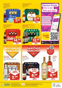 Bitburger im Netto Marken-Discount Prospekt "DER ORT, AN DEM DU IMMER AUSGEZEICHNETE PREISE FINDEST." mit 2 Seiten (Albstadt)