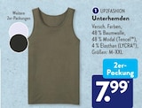 Unterhemden von UP2FASHION für 7,99 € bei ALDI SÜD im Angebot Unterhemden von UP2FASHION im aktuellen ALDI SÜD Prospekt