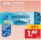 Thunfischfilets Angebote von Dreimaster bei Netto Marken-Discount Ludwigshafen für 1,49 €