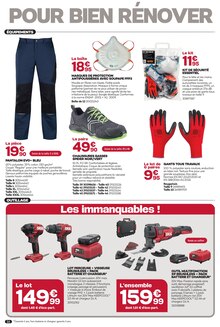 Promotion Pantalon De Travail dans le prospectus Gedimat, valable du 08/07/2026 au 22/08/2026 Promo Pantalon De Travail dans le catalogue Gedimat du moment à la page 16