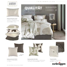 Kissen im Zurbrüggen Prospekt "FRÜHLINGS-BOTEN FÜR DEIN ZUHAUSE" mit 94 Seiten (Münster)