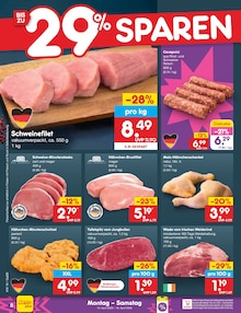 Schweinefleisch im Netto Marken-Discount Prospekt "Aktuelle Angebote" mit 65 Seiten (Bremerhaven)