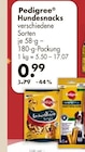 Hundesnacks im V-Markt Prospekt Hundesnacks von Pedigree im aktuellen V-Markt Prospekt für 0,99 €
