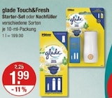 Touch&Fresh Starter-Set oder Nachfüller Angebote von glade bei V-Markt Regensburg für 1,99 €