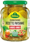 Cornichons Recette Paysanne - KUNE en promo chez Colruyt Cornichons Recette Paysanne - KUNE dans le catalogue Colruyt