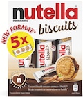 Biscuits - Nutella en promo à 4,38 € chez Supermarchés Match Biscuits - Nutella dans le catalogue Supermarchés Match