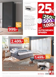 Boxspringbett im XXXLutz Möbelhäuser Prospekt NR. 1 BEIM PREIS auf S. 19
