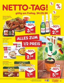 Hähnchen im Netto Marken-Discount Prospekt "Aktuelle Angebote" mit 55 Seiten (Wiesbaden)