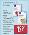 Isländisch Moos Halspastillen von Vitalis für 1,99 € bei ALDI Nord im Angebot Isländisch Moos Halspastillen von Vitalis im aktuellen ALDI Nord Prospekt