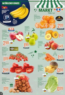 Bananen im K+K - Klaas & Kock Prospekt "Wenn Lebensmittel, dann K+K" mit 12 Seiten (Bottrop)