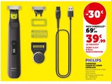 Tondeuse visage et corps oneblade - PHILIPS en promo chez U Express Aix-en-Provence à 39,99 €