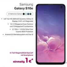 Smartphone Galaxy S10e bei Telekom Partner Tönisvorst in Nettetal Smartphone Galaxy S10e im Angebot bei Telekom Partner Tönisvorst Nettetal für 1,00 €