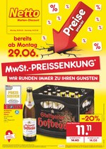 Netto Marken-Discount Prospekt für Ulm mit 47 Seiten Netto Marken-Discount Prospekt für Ulm: "MwSt.-PREISSENKUNG - WIR RUNDEN IMMER ZU IHREN GUNSTEN", 47 Seiten, 29.06.2020 - 04.07.2020
