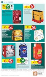 Prix et réduction Bud dans le prospectus Intermarché en cours Offre Bud dans le catalogue Intermarché du moment à la page 38