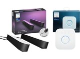 Hue White and Color Ambiance Play Doppelpack Lightbar inkl. Netzteil Starter Set mehrfarbig, warmweiß, kaltweiß von PHILIPS im aktuellen MediaMarkt Saturn Prospekt für 92,99 €
