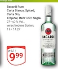 Rum Carta Blanca Angebote von Bacardí bei GLOBUS Frankenthal für 9,99 €