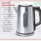Edelstahl Wasserkocher im Angebot bei Netto Marken-Discount in Leinfelden-Echterdingen Edelstahl Wasserkocher Angebote bei Netto Marken-Discount Leinfelden-Echterdingen für 12,99 €