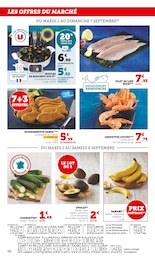 Prix et réduction Crevettes cuites dans le prospectus Super U en cours Offre Crevettes cuites dans le catalogue Super U du moment à la page 38