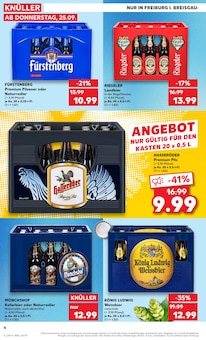 Getränke im Kaufland Prospekt "EXTRA-ANGEBOTE" mit 8 Seiten (Freiburg (Breisgau))
