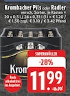 Aktuelle Krombacher Angebote bei EDEKA in Hamm Aktuelles Krombacher Pils Angebot bei EDEKA in Hamm ab 11,99 €