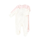Lot de 2 pyjamas naissance - TEX BABY en promo chez Carrefour Levallois-Perret à 14,99 €