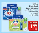 Frische-Siegel Halter + Nachfüller im Angebot bei Marktkauf in Nürnberg Frische-Siegel Halter + Nachfüller Angebote von WC Ente bei Marktkauf Nürnberg für 1,99 €