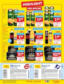 Coca Cola im Netto Marken-Discount Prospekt "Aktuelle Angebote" mit 56 Seiten (Rostock)