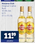 Original 3 Jahre im Angebot bei Getränkewelt in Velbert Original 3 Jahre Angebote von Havana Club bei Getränkewelt Velbert für 11,99 €