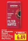 Nr. 1 Filterkaffee Klassisch von Eduscho für 6,49 € bei E center im Angebot Nr. 1 Filterkaffee Klassisch von Eduscho im aktuellen E center Prospekt